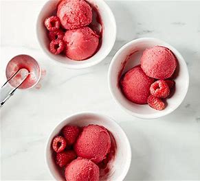 Sorbet à la fraise